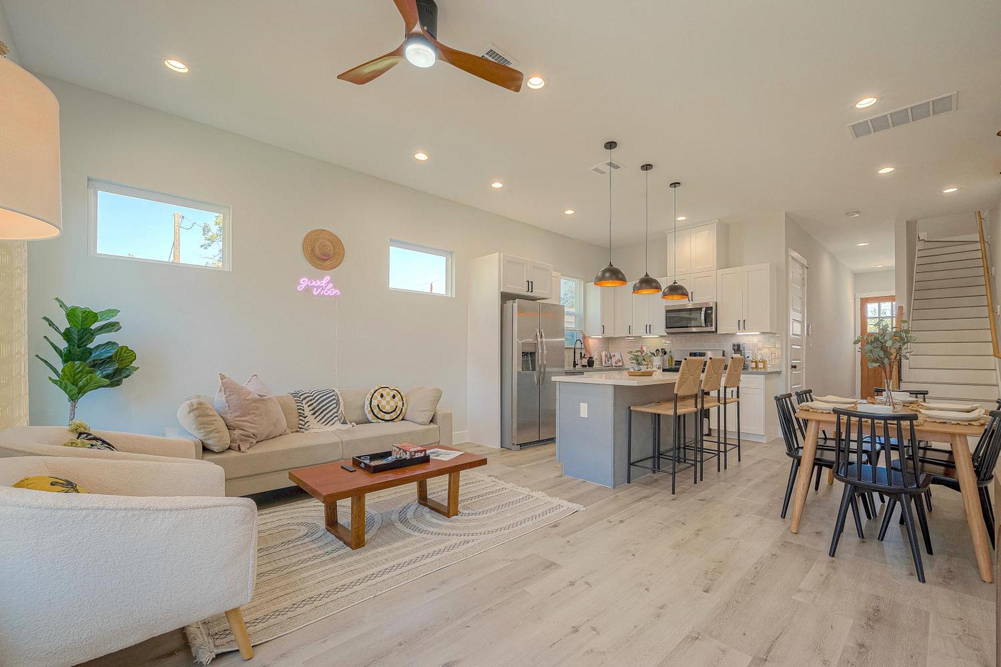 Modern Home Near Downtown With Fast Wifi, Bbq, Games & Ev Equipped! Houston Exterior foto